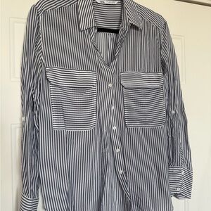 Zara Striped Button Down